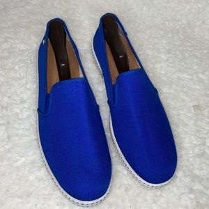 Rivieras blue slip on shoe size 44
